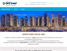Tablet Screenshot of coratravel.ro